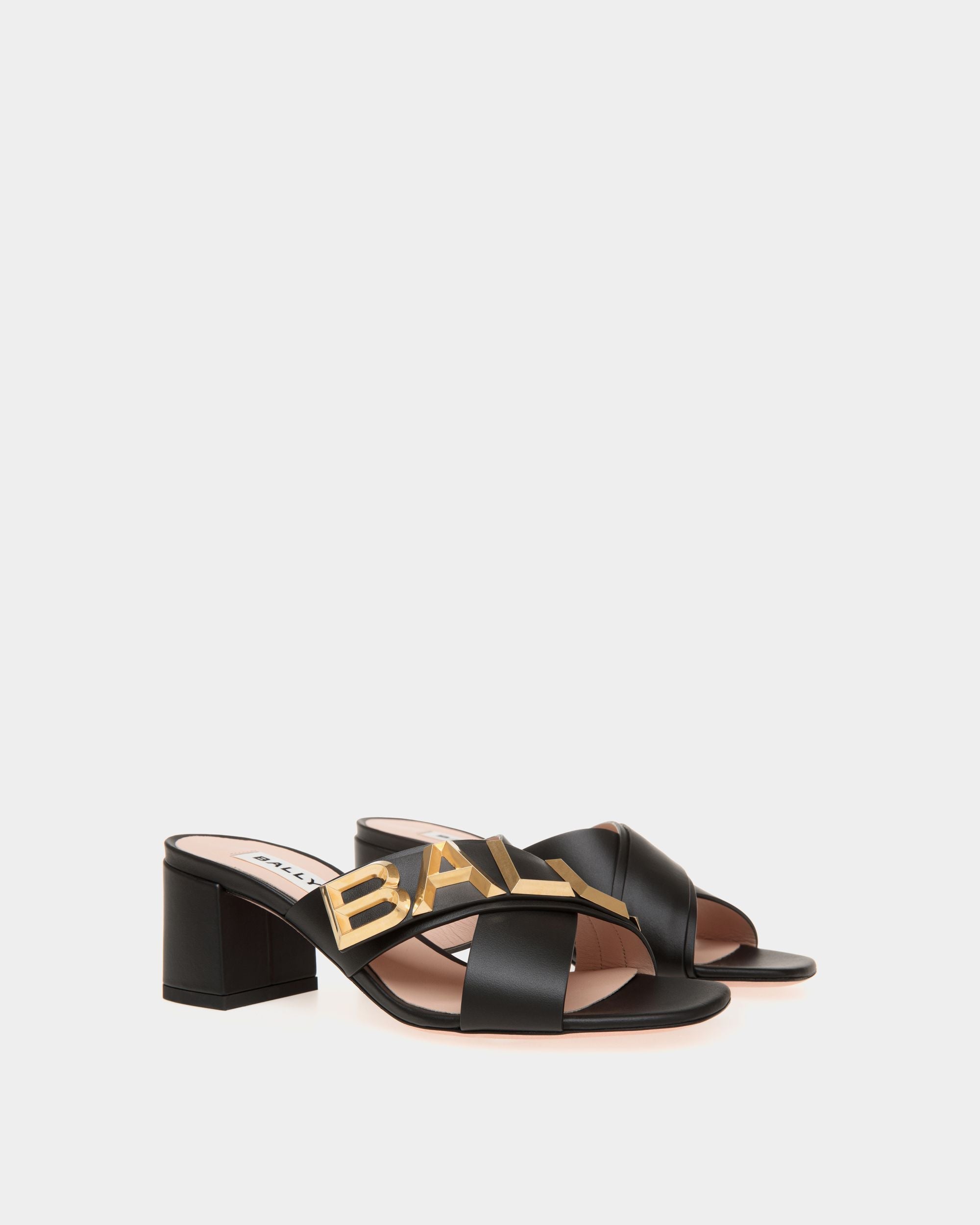 Bally Global - Bally Spell Sandals In Black Leather - Black