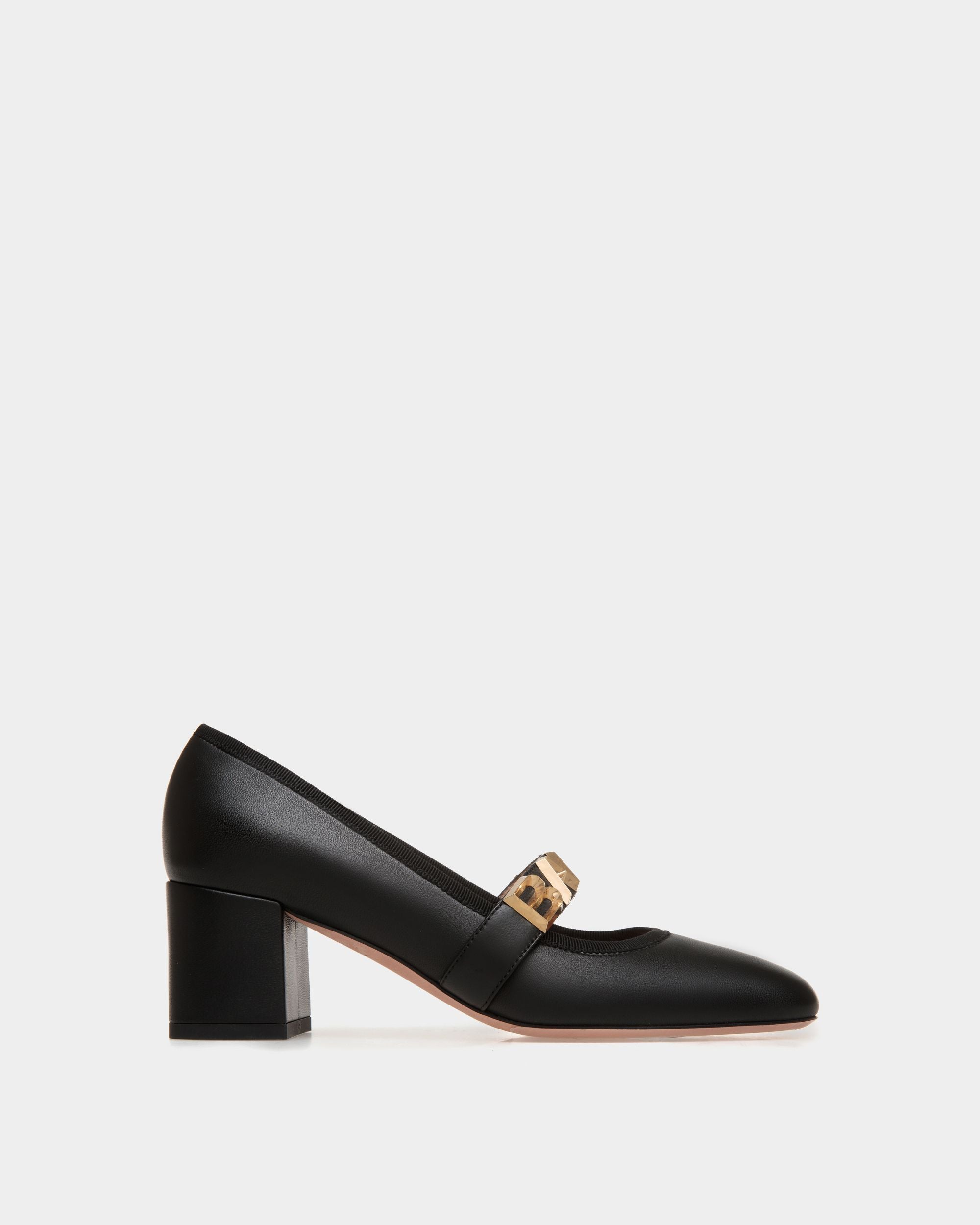 Bally Global - Zapato De Salón Bally Spell De Piel Negra - Negro