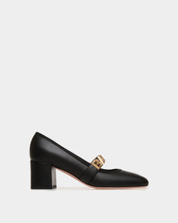 Bally Spell Pump in Black Leather
