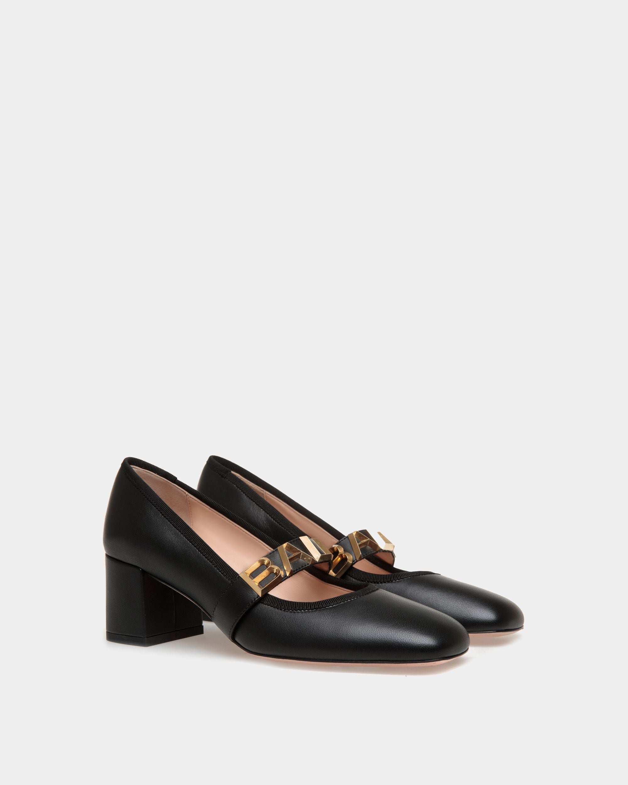 Bally Global - Zapato De Salón Bally Spell De Piel Negra - Negro
