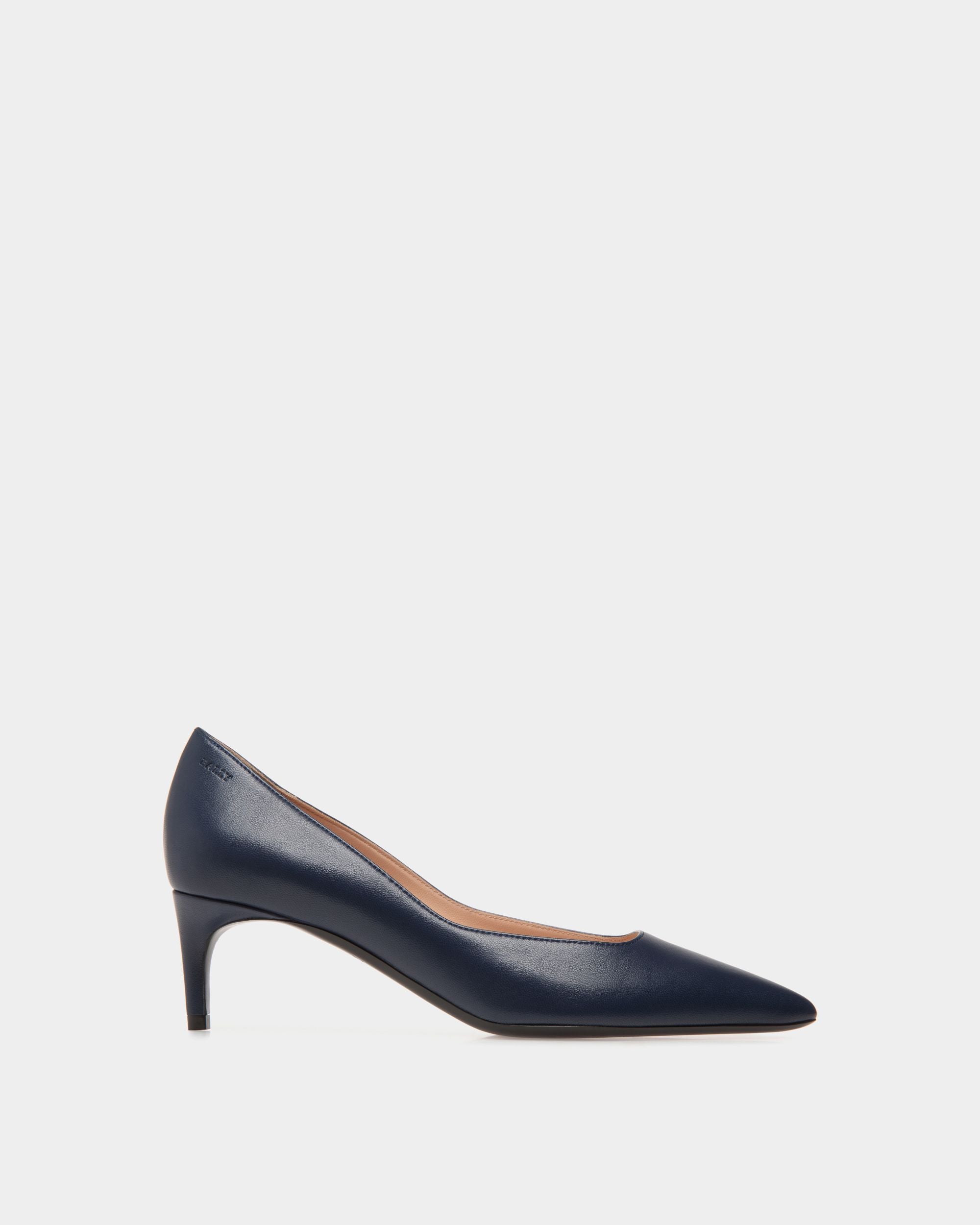 Bally Global - Pump in Bue Leather - Blue