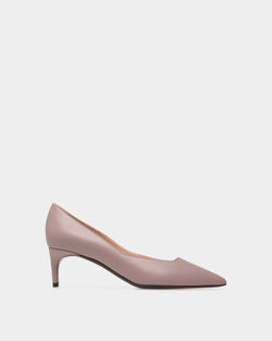 Escarpin En Cuir Rose