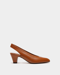 Zapato De Salón Alva De Piel Marrón