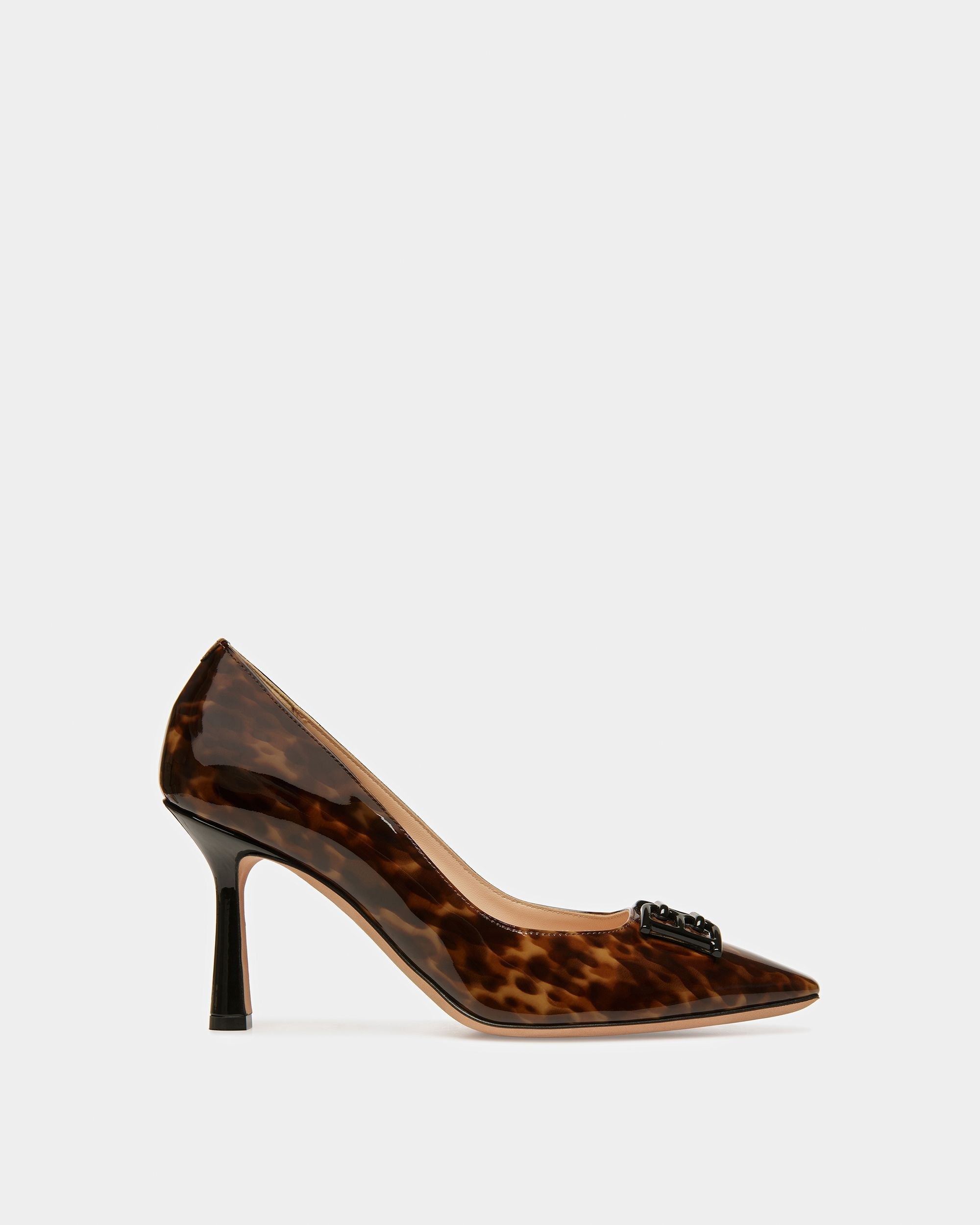 Bally Global - Evanca Zapatos De Salón De Piel En Negro Y Marrón - Marrón