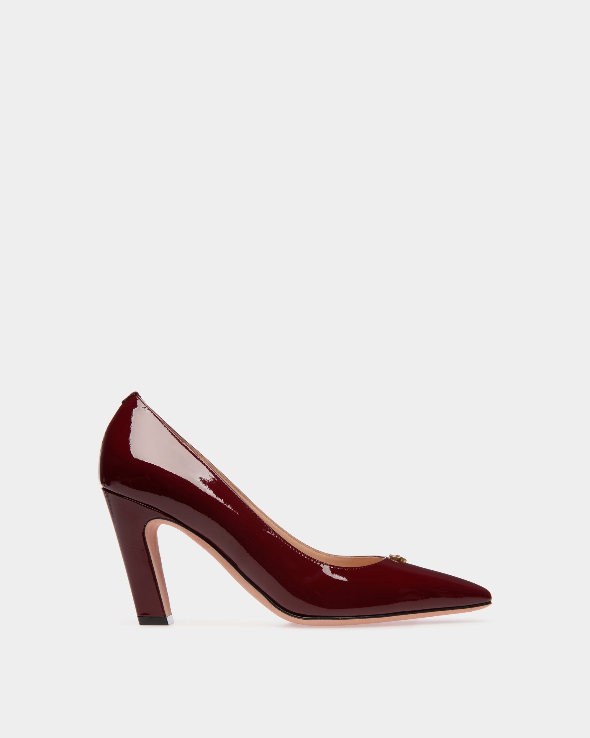 Bally Global - Escarpin Sylt En Cuir Verni Andorra - Rouge