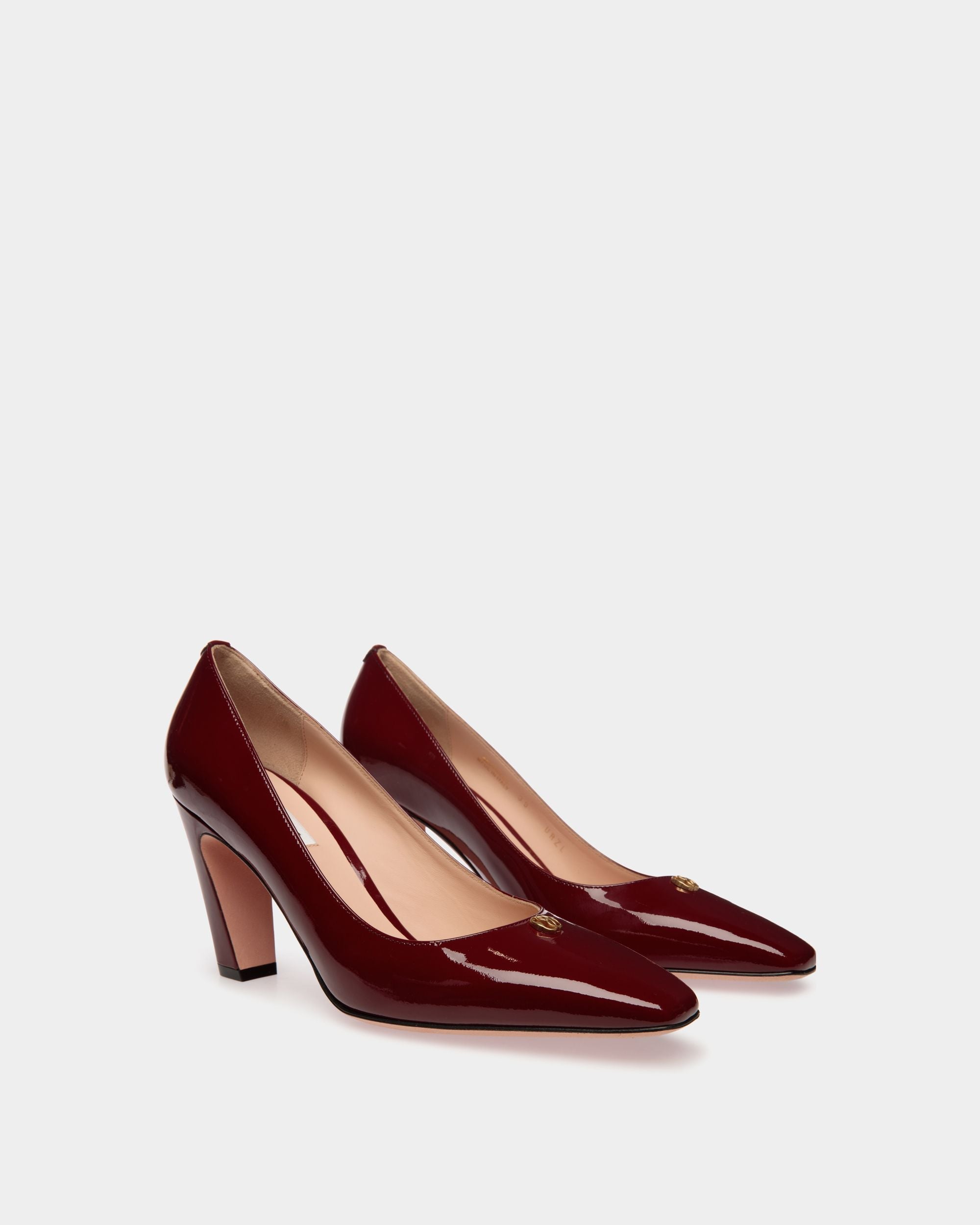 Bally Global - Escarpin Sylt En Cuir Verni Andorra - Rouge