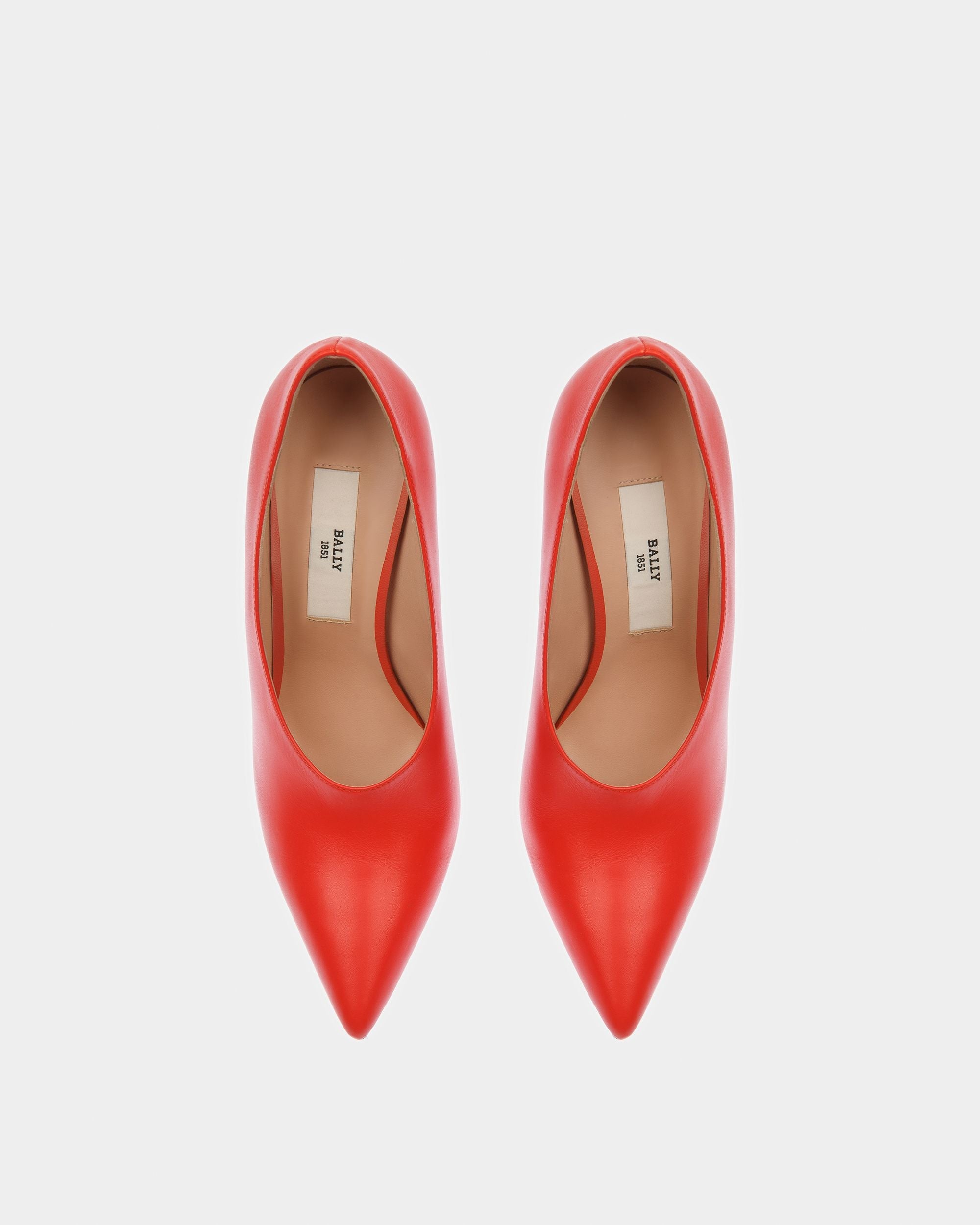 Bally Global - Ninfa Zapatos De Salón De Piel En Naranja - Naranja