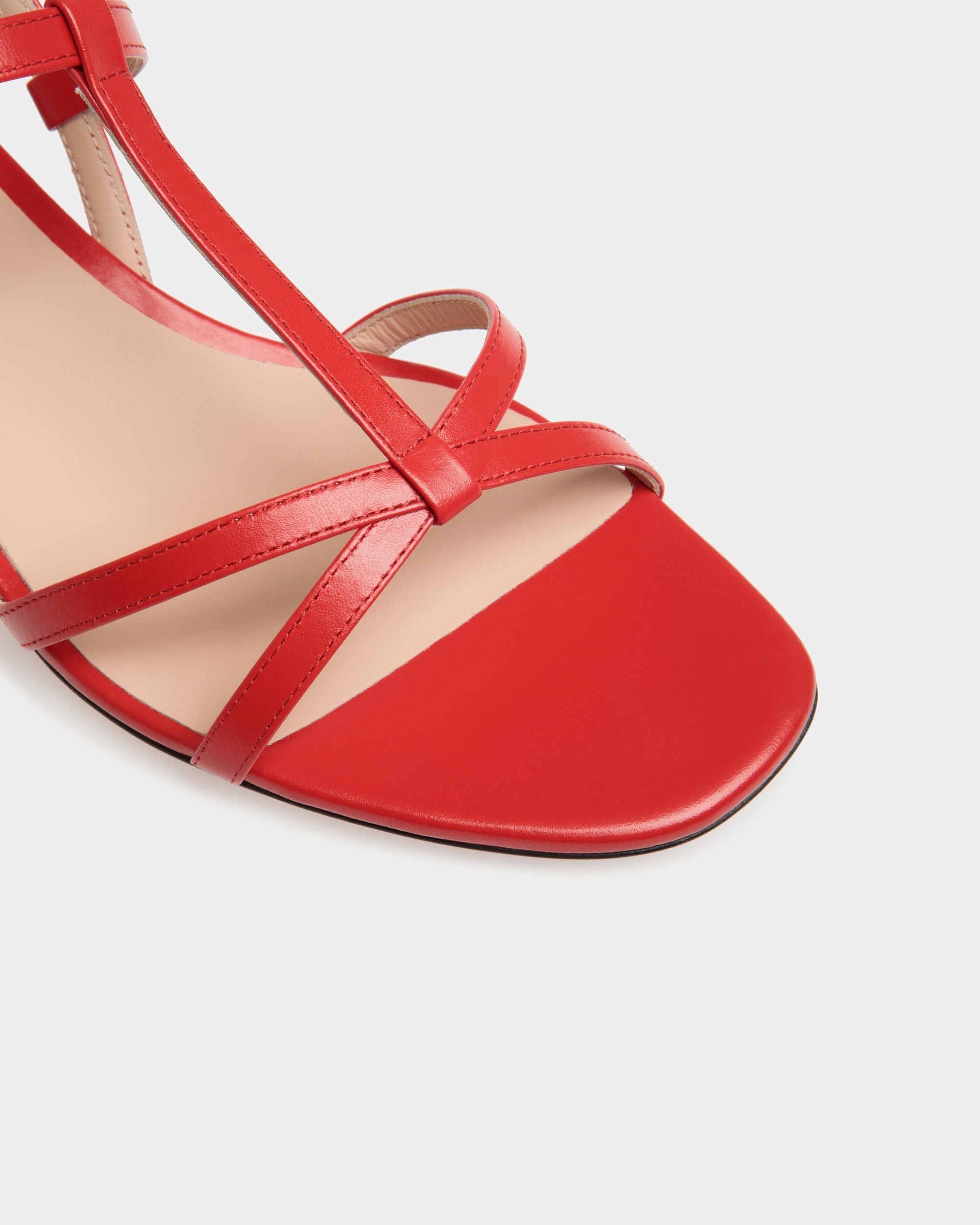 Bally Global - Sylt Sandal In Red Leather - Red