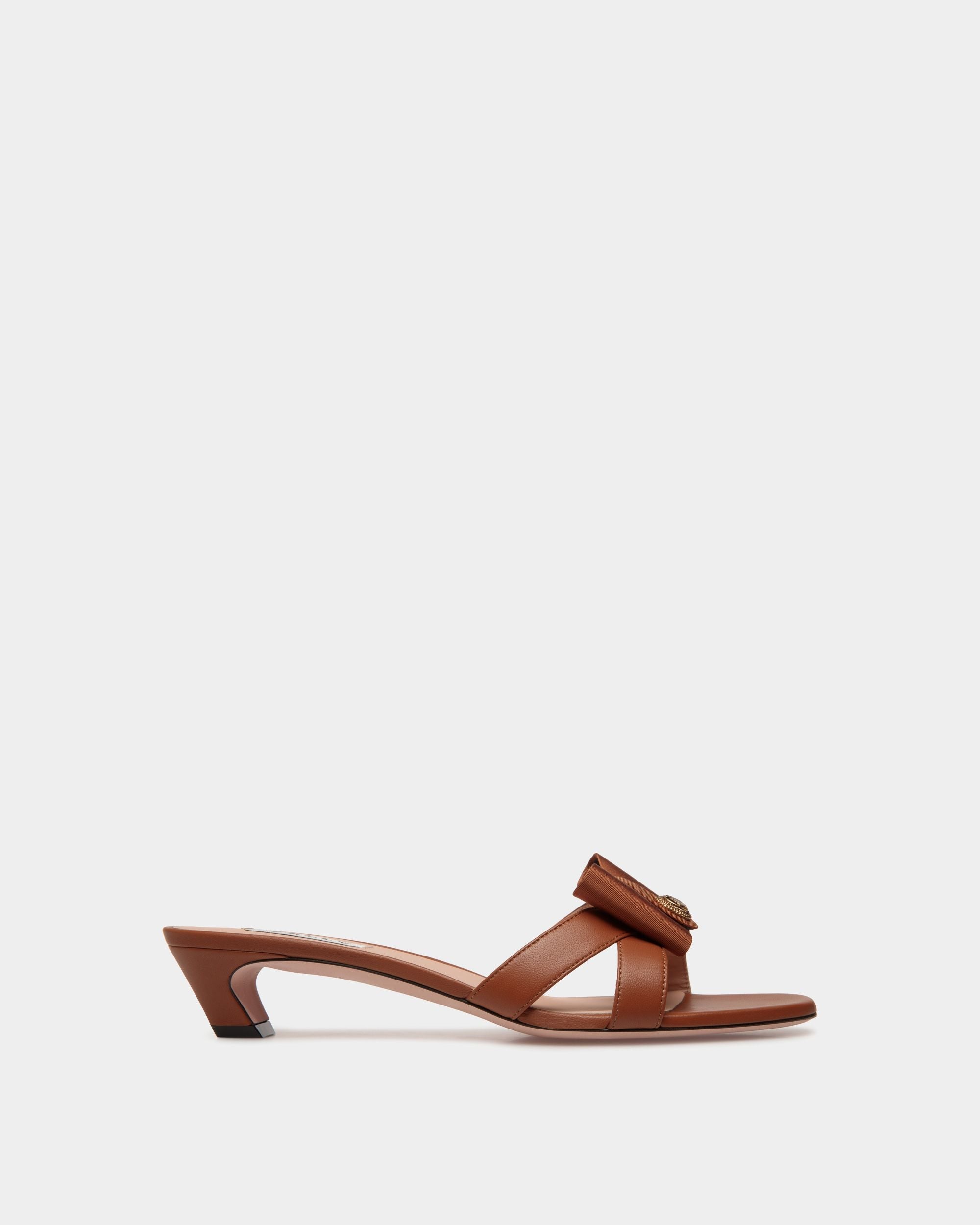 Bally Global - B-Bow Sandal in Brown Leather - Brown