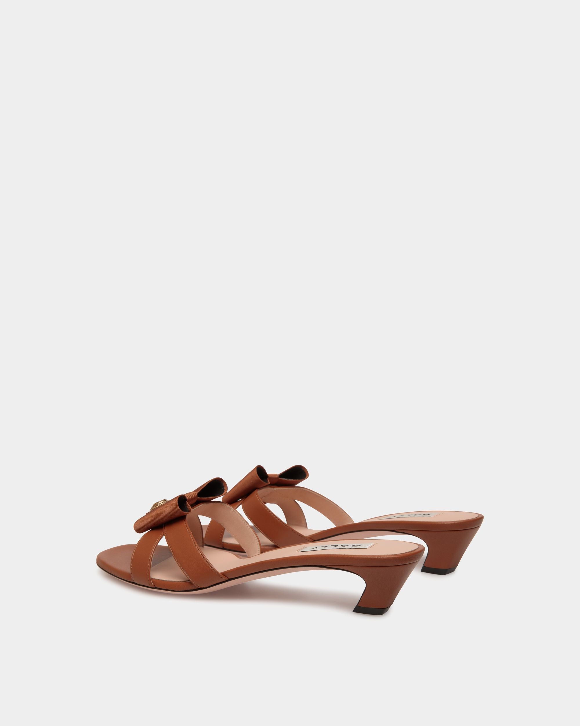 Bally Global - B-Bow Sandal in Brown Leather - Brown