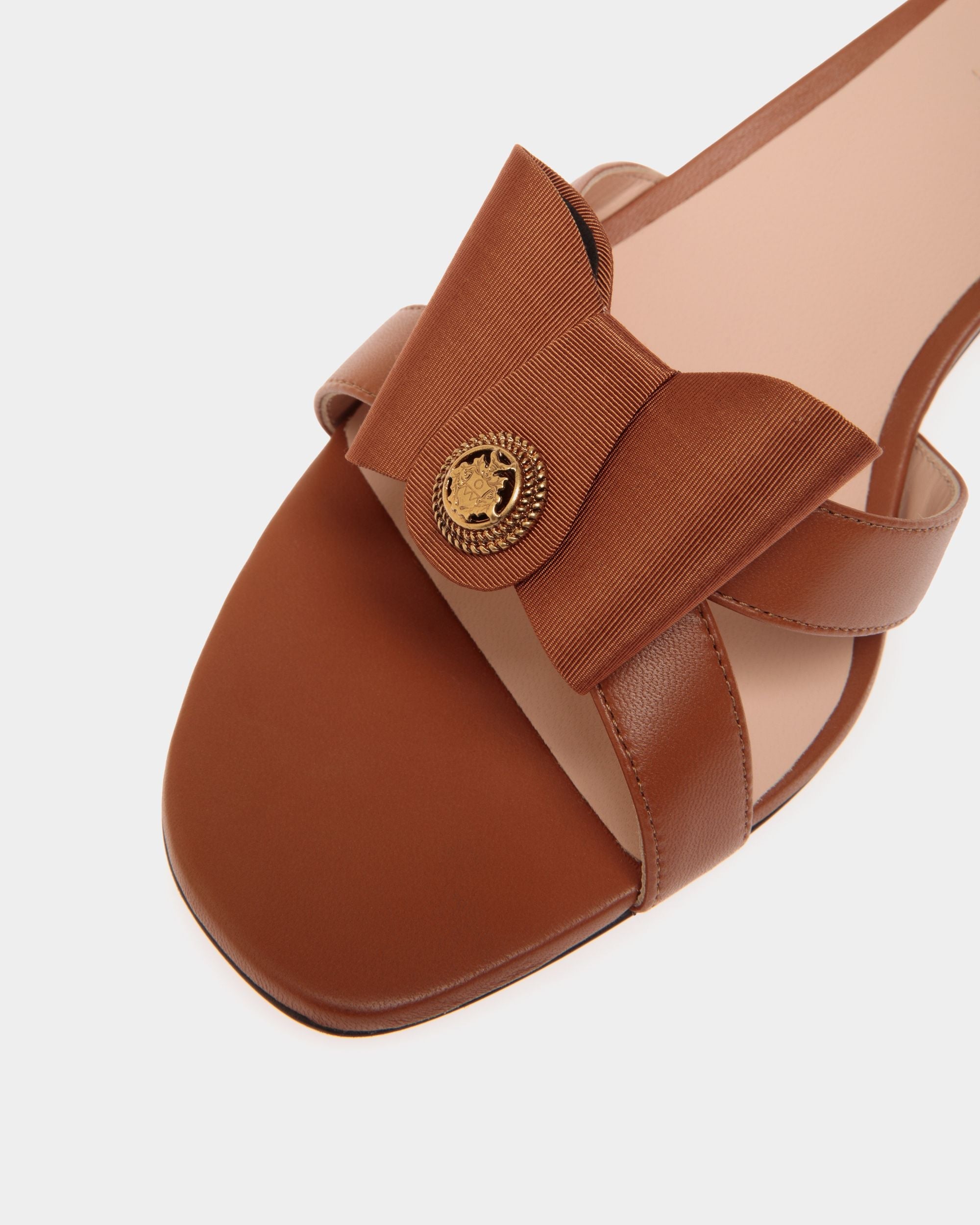 Bally Global - B-Bow Sandal in Brown Leather - Brown