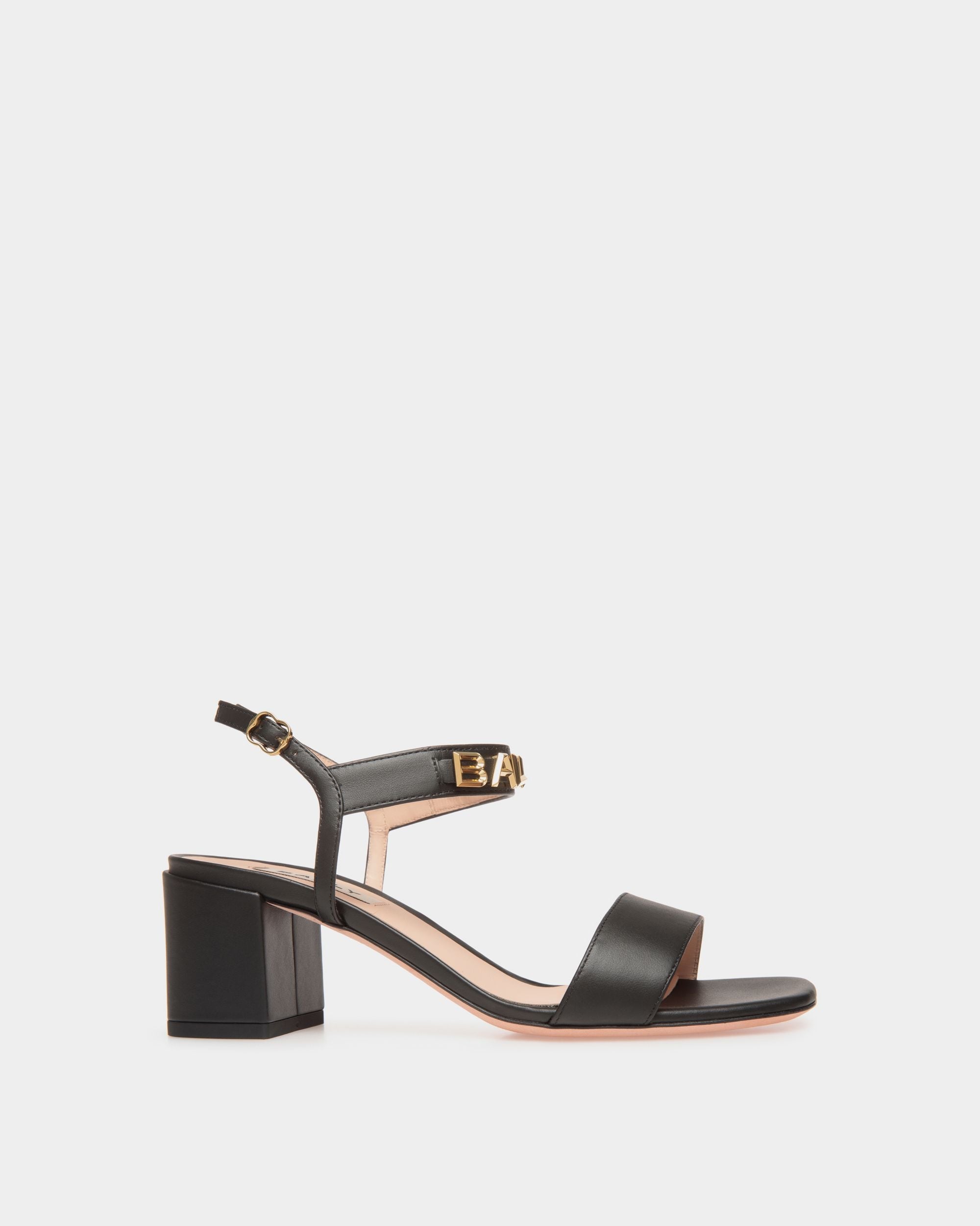 Bally Global - Bally Spell Heeled Sandal in Leather - Black
