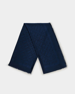 Scarf Scarf In Blue Silk