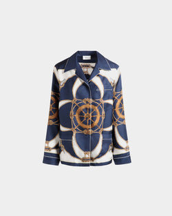 Shirt in Multicolor Silk