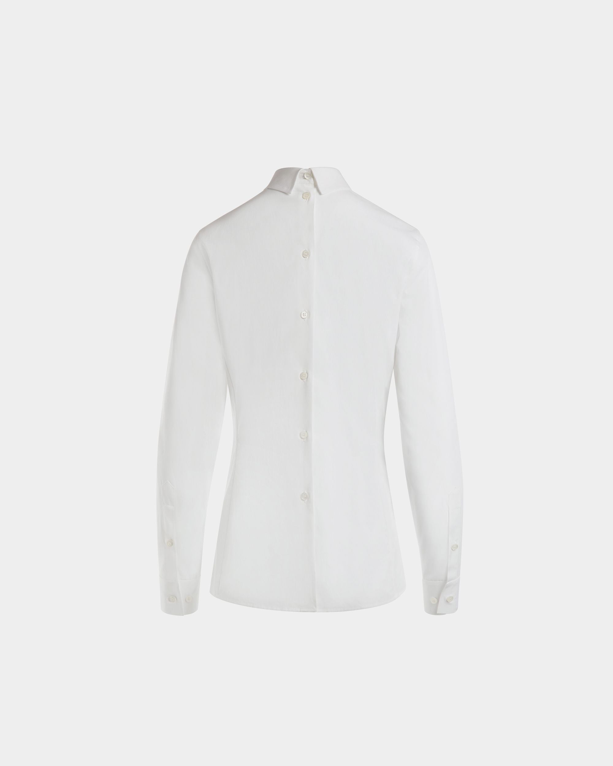 Bally Global - Long Sleeve Shirt in White Cotton - White