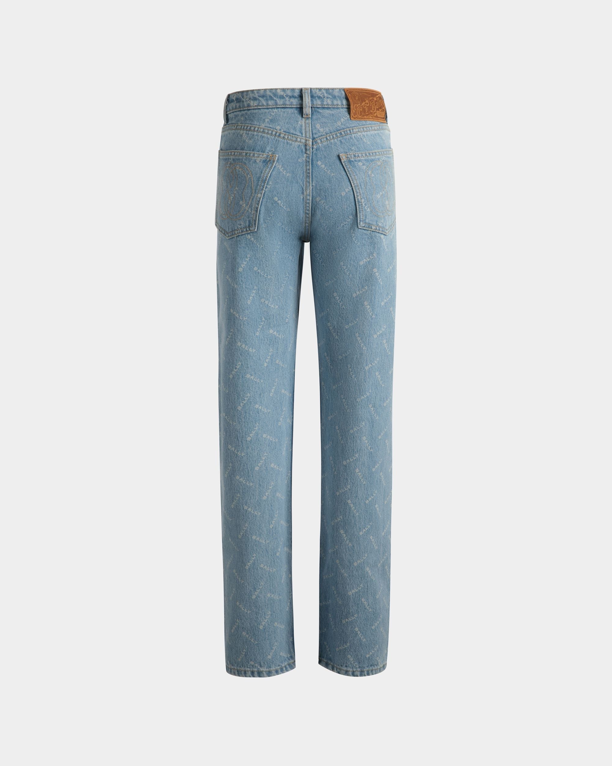 Bally Global - Pantalon En Denim De Coton Bleu Clair - Bleu