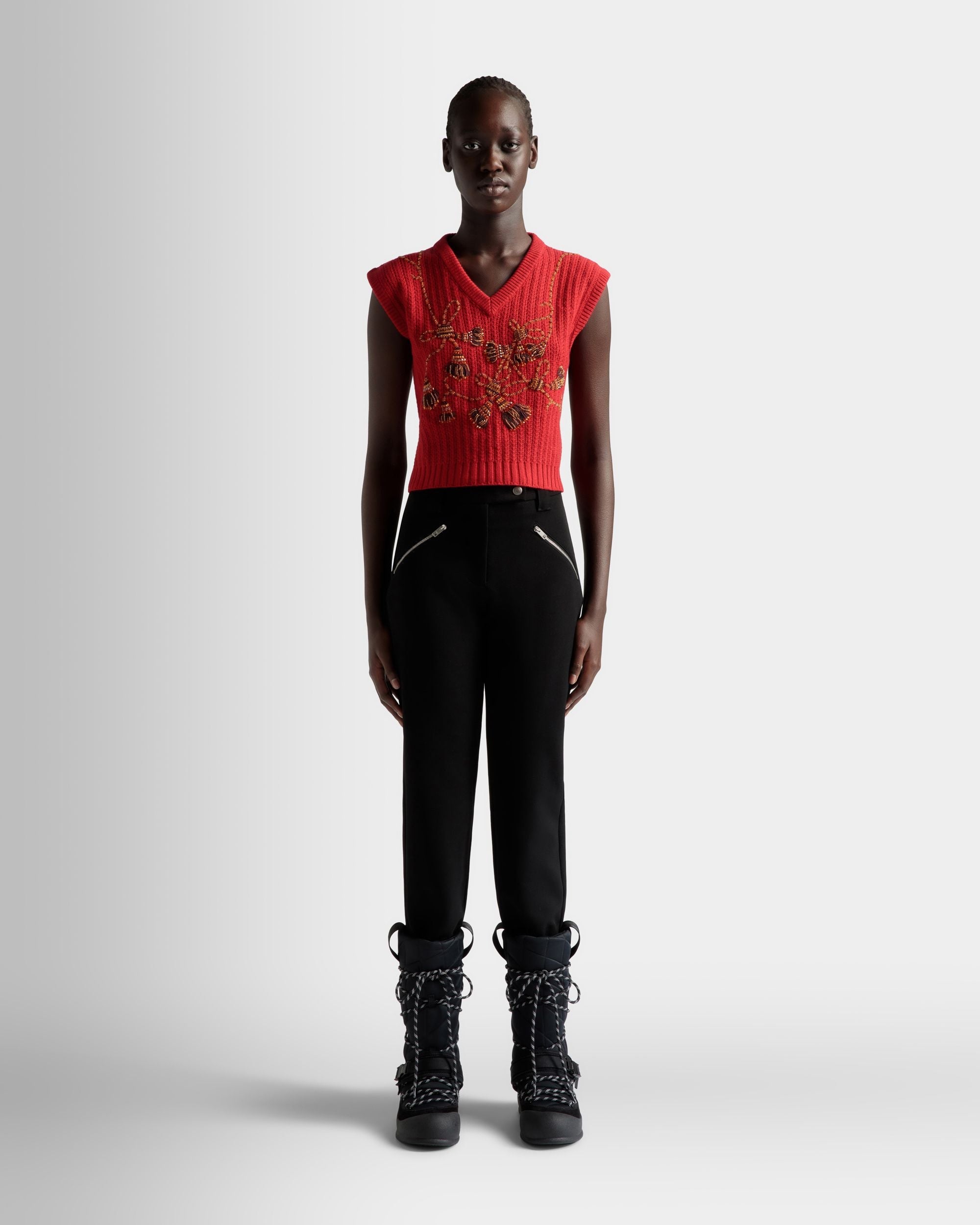 Bally Global - Stretch Pants In Black - Noir
