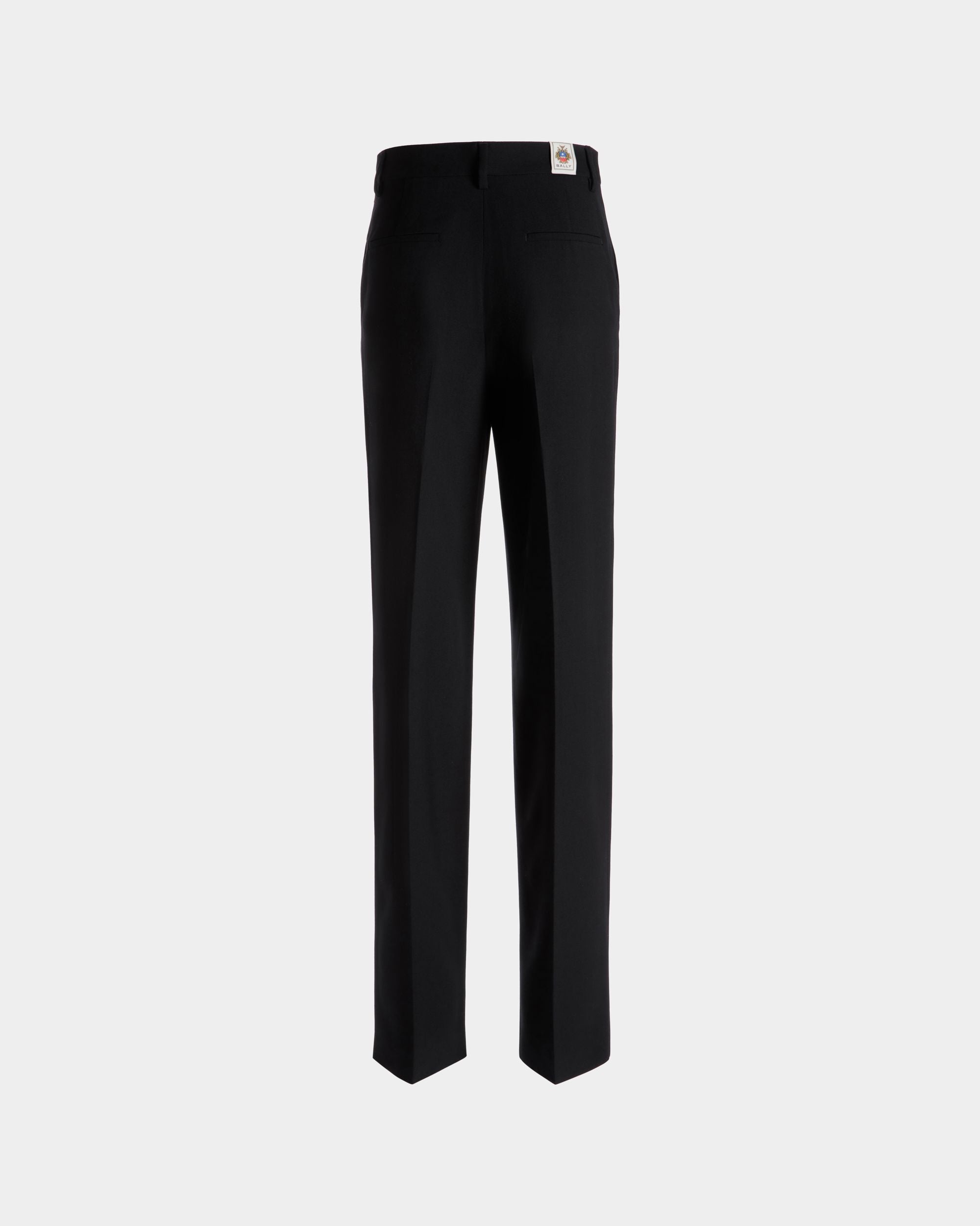 Bally Global - Straight-Leg Pants In Black Wool Blend - Noir
