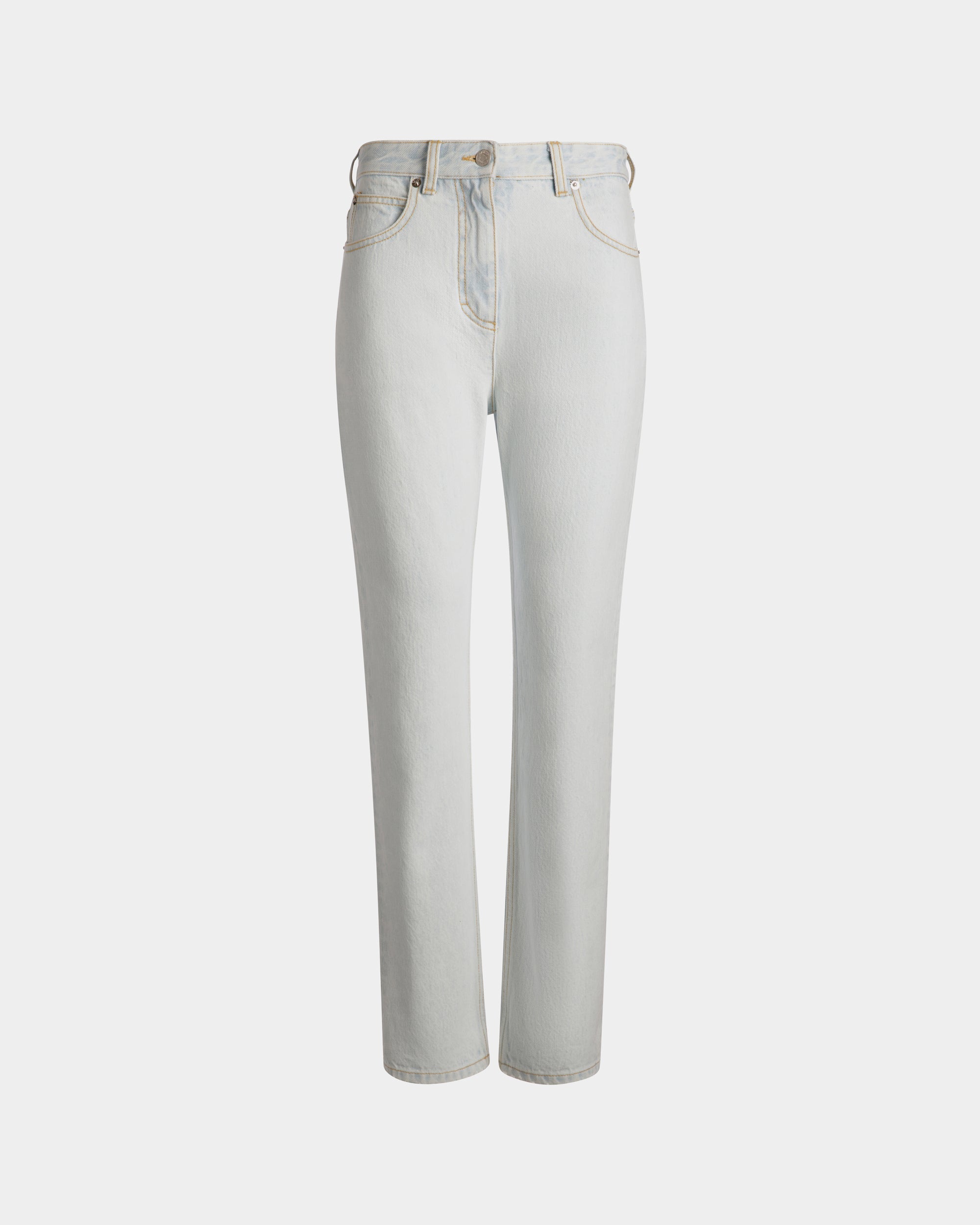 Bally Global - Denim Pants in Light Blue Cotton - Blue