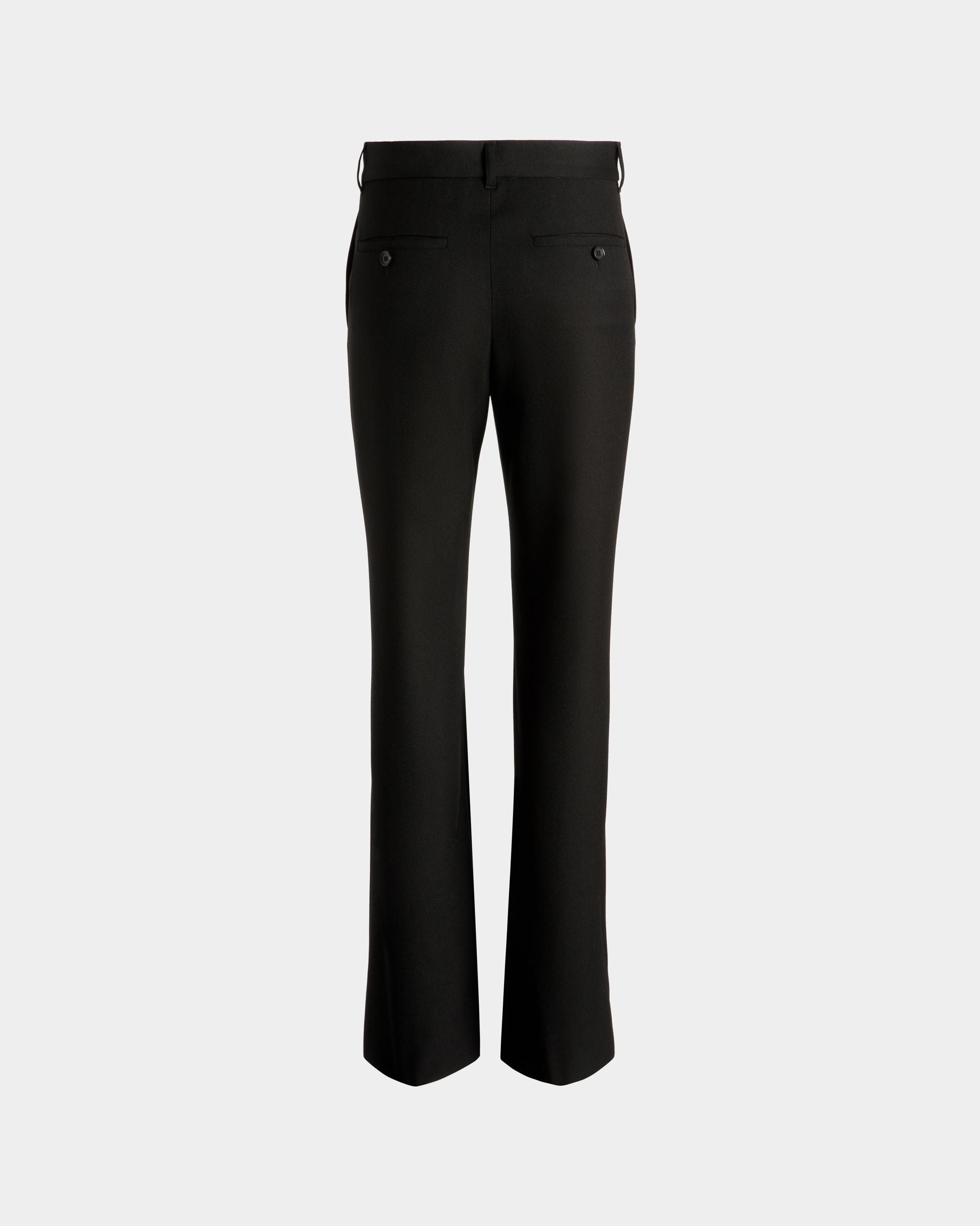 Bally Global - Flared Pants In Black Wool - Black