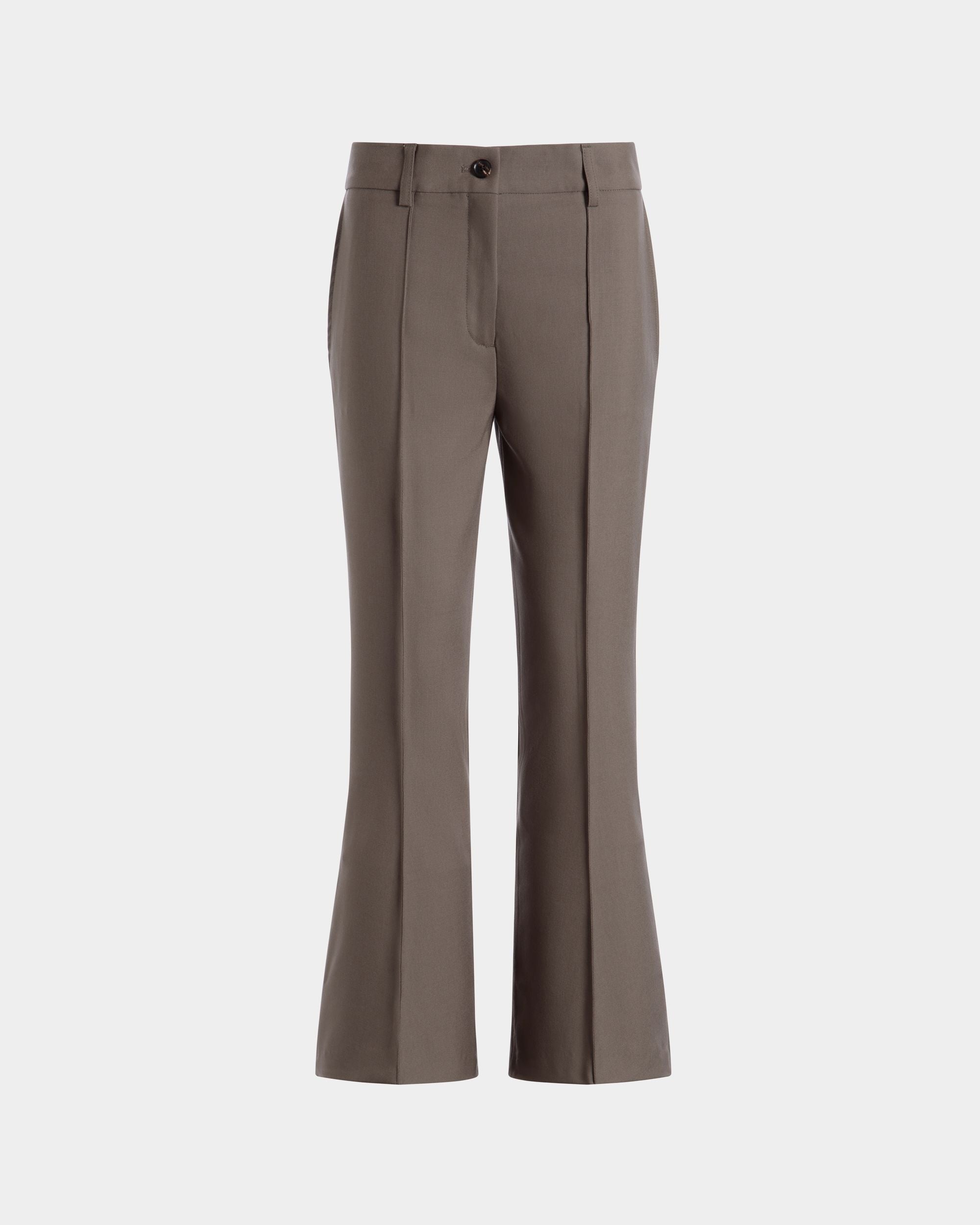 Bally Global - Trousers In Brown Wool - Brown